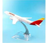 DEAVER Scala espositiva aeromobili 16 cm 1/400 per Iberia Airbus B737 aereo metallo per per miniatura modello decorativo libreria adatta come regalo