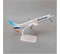 DEAVER Scala espositiva aeromobili 20 cm 1/400 per aereo Boeing 737 della Dubai Airlines per per miniatura per libreria decorativa modello adatta come regalo