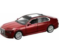 DEAVER Scala per replica auto modello 1:32 scala 15 cm lunghezza materiale lega pressofusa per Bmw I7 G70 veicolo lusso oggetti collezione ornamenti veicoli motore(Red)