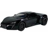 DEAVER Scala per replica auto modello 1:32 scala lega pressofusa per Mini per per Lykan Hypersport simulazione veicoli metallo ornamenti motore(Black)