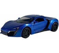 DEAVER Scala per replica auto modello 1:32 scala lega pressofusa per Mini per per Lykan Hypersport simulazione veicoli metallo ornamenti motore(Blue)
