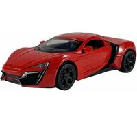 DEAVER Scala per replica auto modello 1:32 scala lega pressofusa per Mini per per Lykan Hypersport simulazione veicoli metallo ornamenti motore(Red)