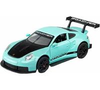 DEAVER Scala per replica auto modello 15 cm lunghezza scala 1:32 lega pressofusa per veicoli statici per miniatura per Porsche 911 Gt3Rs ornamenti souvenir metallo motore(Green)