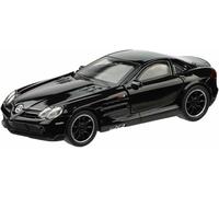 DEAVER Scala per replica auto modello 15 cm lunghezza scala 1:32 lega pressofusa simulata per Benz SLR 722S per decorazioni tavolo per miniatura veicoli motore(Black)