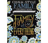 Deb Strain Chalk-Style Family Coloring Book (Tascabile) Chalk-Style