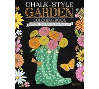 Deb Strain Chalk-Style Garden Coloring Book (Tascabile) Chalk-Style