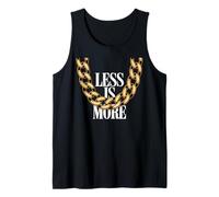 Débardeur minimaliste Goldkette Streetwear Hip Hop Liebhaber Canotta