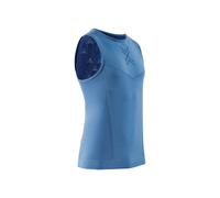 X-Bionic Xceed Run Tank Top Uomo - Top da Corsa ad Alte Prestazioni con Tecnologia HygroDiffuser & VectorSphere - Regolazione Termica e Allontanamento del Sudore per Comfort Ottimale - Blu/Marino, L