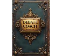 debate coach notebook: lined journal for men women coworker