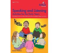 Debbie Chalmers Speaking and Listening Activities for the Early Year (Tascabile)