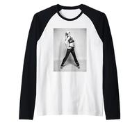 Debbie Harry Blondie Cantante Parallel Lines Era Allan Ballard Maglia con Maniche Raglan