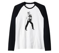 Debbie Harry Blondie Linee parallele Era 1978 Allan Ballard Maglia con Maniche Raglan