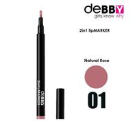 Debby 2 in 1 Col.01 Pennarello Labbra - Matita Labbra