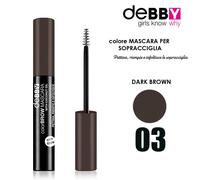 Debby Color&Brow Mascara 03 Marrone Scuro - Mascara sopracciglia
