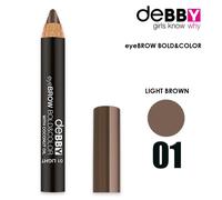 Debby Eyebrow Bold&Color 01 Marrone Chiaro - Matita per sopracciglia