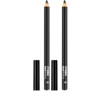 deBBY, eyePENCIL Matita Occhi Nera, Mina Speciale per Tratti Definiti e Sguardo Intenso, Lunga Tenuta Senza Sbavature, Per Esterno e Rima Interna Occhi, Colore 10 Nero (Confezione da 2)