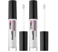 deBBY, kissME LIPGLOSS VOLUME EFFECT, Gloss Labbra con Acido Ialuronico Idratante, Effetto Volumizzante Naturale, Finish Extra Luminoso senza Appiccicare, Colore 02 White Pearly (Confezione da 2)