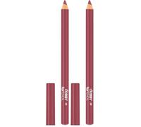 deBBY, lipPENCIL LONG LASTING, Matita Labbra Lunga Durata con Pigmenti Full Color, Applicazione Precisa e Confortevole, Texture Scorrevole, Colore 06 Rosewood (Confezione da 2)