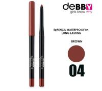 deBBY lipPENCIL Waterproof 8h Long Lasting 04 brown