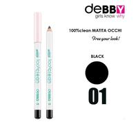 Debby Matita Occhi 100% Clean 1 Black - Matita occhi