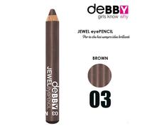 Debby Matita Occhi Jewel 03 Brown Metal - Matita occhi