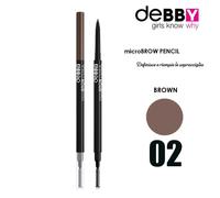 Debby Microbrow 02 Medium - Matita Sopracciglia