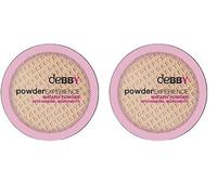 deBBY, powderEXPERIENCE MAT&FIX POWDER, Cipria Compatta Opacizzante con Ingredienti Minerali, Finish Naturale, Arricchita con Jewel Powder per Uniformare e Mattificare l'Incarnato, Colore 01 Nude