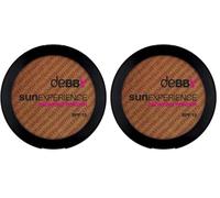 deBBY, sunEXPERIENCE BRONZING POWDER SPF15, Terra Abbronzante Effetto Naturale, Formula Arricchita con Olio di Dattero del Deserto Idratante, Texture Setosa Facile da Sfumare, Colore 05 Negril