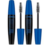 deBBY, Volum'Experience Mascara Volumizzante e Allungante, Formula con Triple Carbon Black Complex per un Risultato Intenso, Maxi Applicatore, Ciglia Scolpite e Volumizzate, 14ml (Confezione da 2)