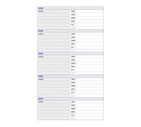 Debden A4 indirizzo telefonico ricarica agenda vasta gamma di alta qualità