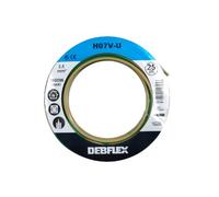 Debflex 111345 - Cavo in matassa HO7V-U 2,5 25 m, giallo/verde