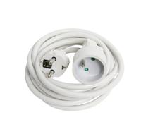 Debflex 335241 - Prolunga HO5VV-F 3G1,5, 5 m, colore: Bianco