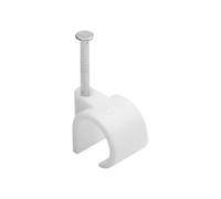 Debflex 700412 - Attacco filo elettrico per cavi elettrici, fissaggio e collegamento del cavo, chiodo di fissaggio, attacco Ø 12 A 16 mm, confezione da 25 - Debflex 700412