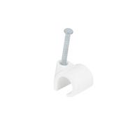 Debflex 700414-100 clip fermacavi D8/12, colore: Bianco
