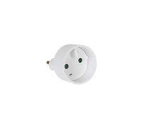 Debflex 701070 - Adattatore 2P 10/16A-eur, colore: Bianco