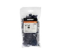 Debflex 706556-100 basi per fascette L9, colore: Nero