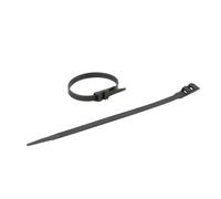Debflex 709031 - Confezione da 10 fascette autobloccanti (Dim. 9 x 260 mm), colore: Nero