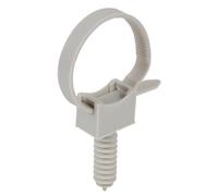 Debflex 709082-10 fascette con tasselli, colore: Grigio