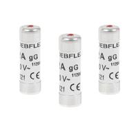 Debflex 715326 - Confezione da 3 fusibili con spia 10,3 x 31,5 16A 380 V