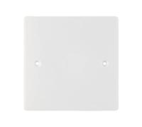 DEBFLEX 718680 Elettrico Impermeabile Esterno-Boite de Derivation Encastree-Coperchio quadrato a clip Diam.80mm-Debflex-718680, Bianco
