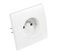 Debflex 737120 - Presa 2P+T Perfect, colore: bianco