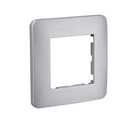 Debflex 742141 - Placca semplice Casual in alluminio imbutito spazzolato