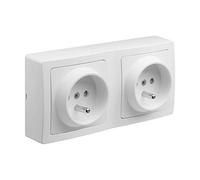Debflex Doppia presa elettrica - bianco