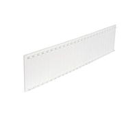 DEBFLEX - Otturatore 13 Moduli Secabili - Per Coprire Moduli Non Utilizzati Nella Tabella Elettrica - Certificato CE - Bianco