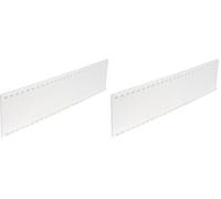 DEBFLEX - Otturatore 13 Moduli Secabili - Per Coprire Moduli Non Utilizzati Nella Tabella Elettrica - Certificato CE - Bianco (Confezione da 2)