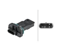 HELLA 8ET 358 095-441 Debimetro, 5a... poli, avvitato, con guarnizione