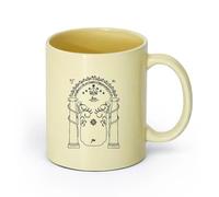 DEBINGY ceramica Tazza da tè e caffè alla moda Il dormitorio dei ragazzi nel film Le miniere di Moria （11oz/320ml） e bevande calde, espresso Beige