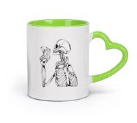 DEBINGY ceramica Tazza da tè o caffè originale Gamer Game Controller Videogioco Sala giochi per bambini （11oz/320ml） per caffè, avena, tè, facile da pulire Verde