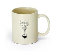 DEBINGY ceramica Tazza, tazza da caffè/tè Laboratorio creativo di lampadine, laboratorio di chimica, scuola （11oz/320ml） per tè, caffè, infuso caldo Giallo chiaro