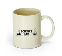 DEBINGY ceramica Tazze da caffè, tazze da tè e caffè Laboratorio scientifico Chimica scientifica （11oz/320ml） Lavabile in lavastoviglie e adatto al microonde Giallo chiaro